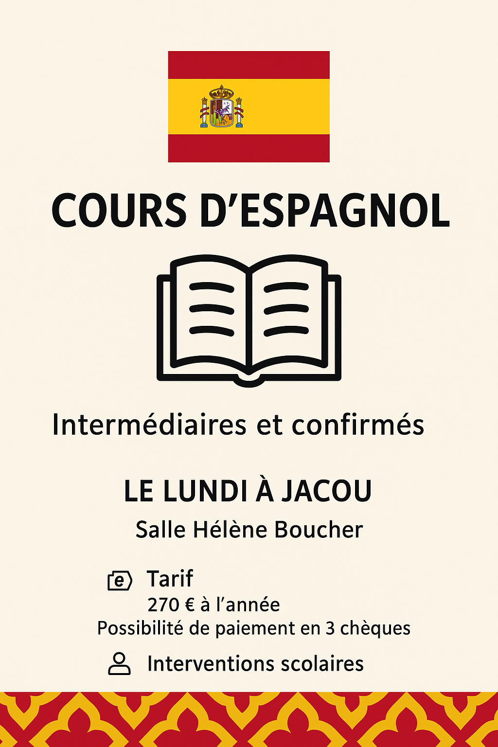 cours espagnol cours espagnol